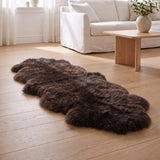 Merino Double Sheepskin | Long Wool | 170x60 cm Chocolate