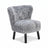 Emily Lounge Chair | Short Wool Light Grey