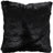 Rabbit/Wool Cushion | 40x40 cm Black