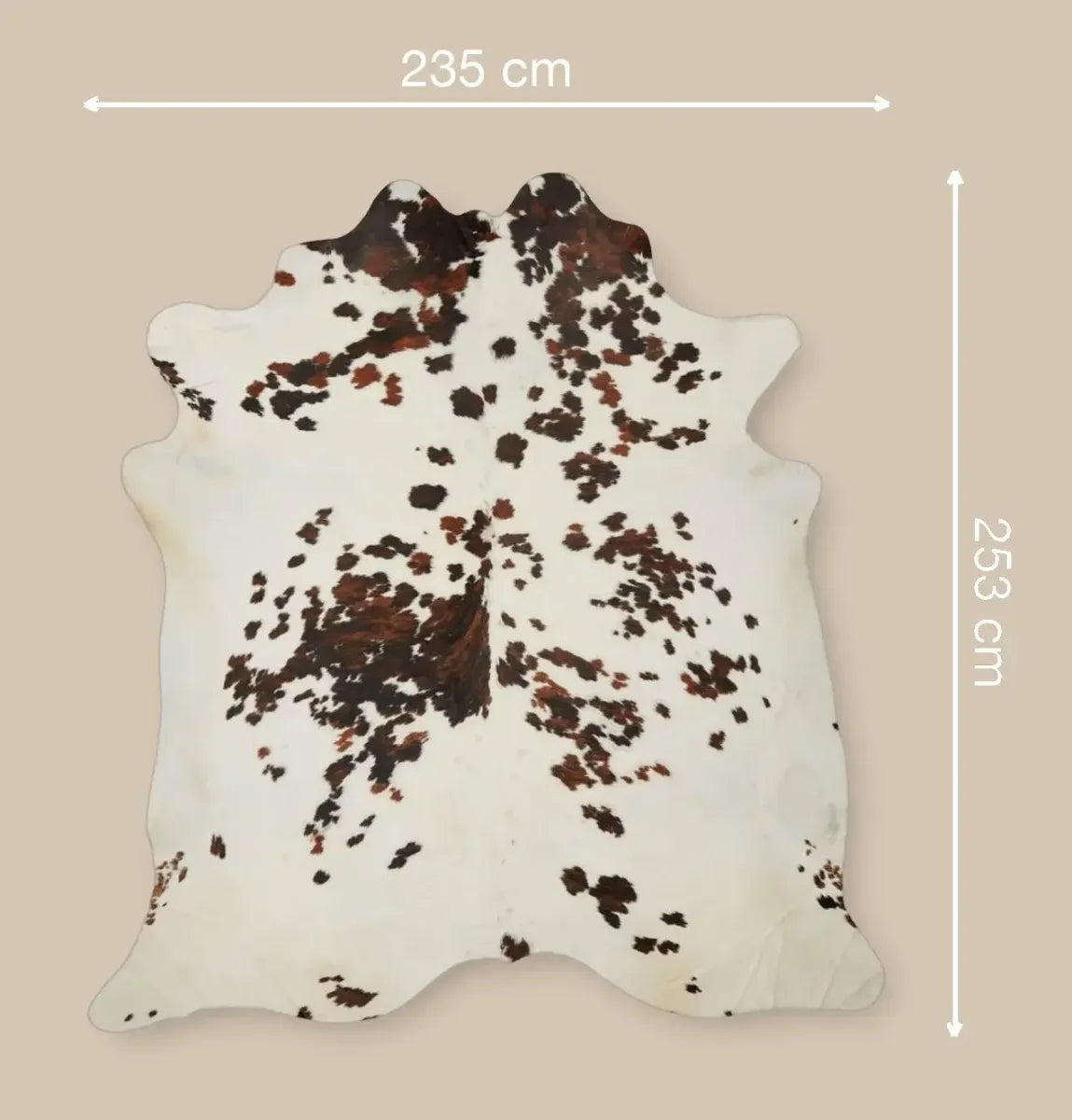 Cow Hide Rug | Exotic Tricolor | 4,4 sqm Exotic Tricolor