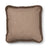 Short-Wool Sheepskin Cushion | SW trim | 52x52 cm Beige/Taupe