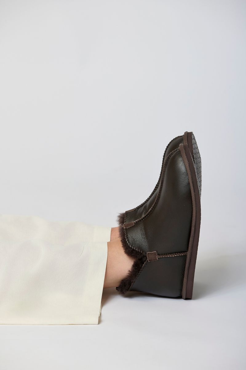 Unisex Boot Chocolate Nappa