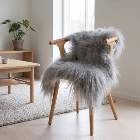  Icelandic Sheepskin | Dyed Colors | 90 + cm Silver