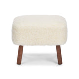 Emil Foot Rest Stool Ivory