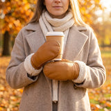 Rita Mittens Dark Brown