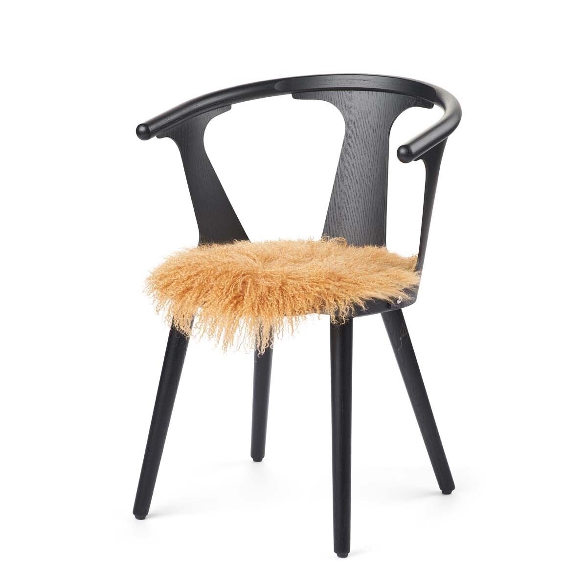 Tibetan Sheepskin Seat Cover | 38cm Imperial Yellow