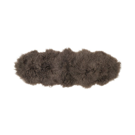 Double Mongolian Sheepskin | 150 x 55 cm Taupe