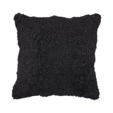 Sheepskin Cushion | Short Wool | New Zealand | 50x50 cm Black