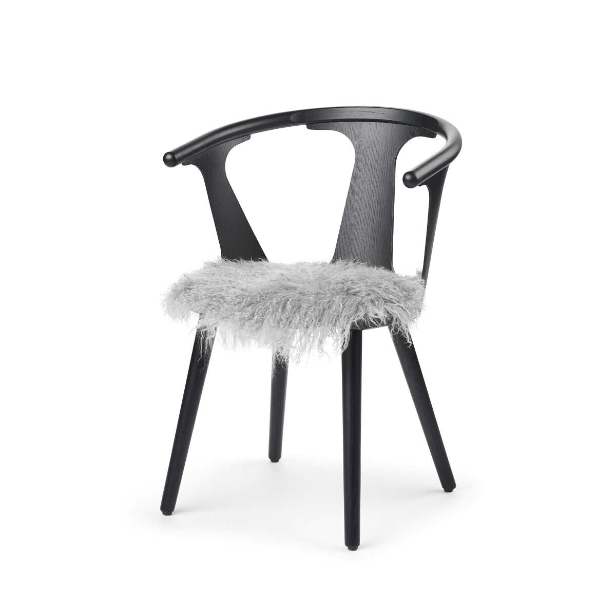 Tibetan Sheepskin Seat Cover | 38cm Light Grey