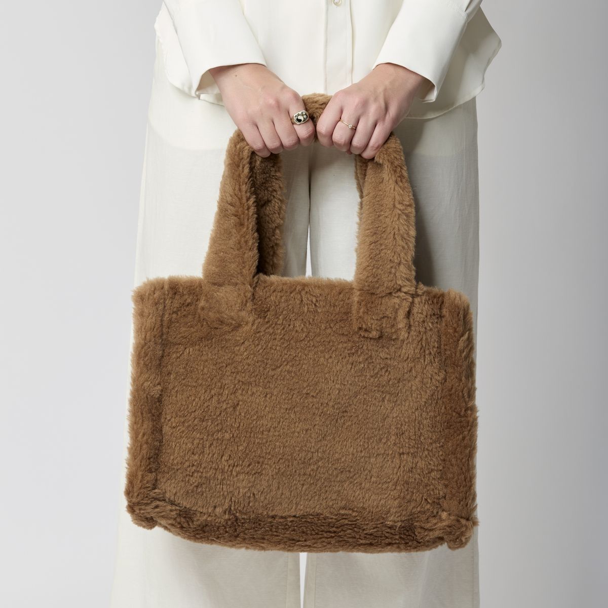 Mini Glory Shopper Beige