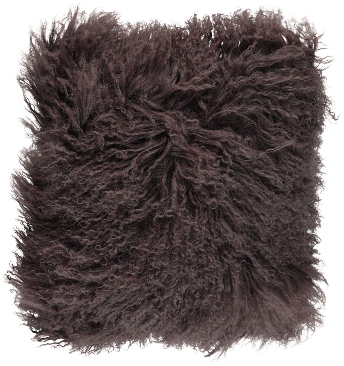 Mongolian Curly Cushion | 40x40 cm Taupe