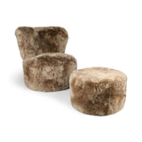 Skandi Footrest | Long Wool Sheepskin | New Zealand 
