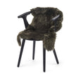 Premium | New Zealand Sheepskin | Long Wool | 90 cm Hedge Green