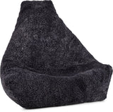 Sheepskin Bean Bag Chair | Short Wool Anthracite