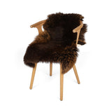 Eco Sheepskin | England | Natural | 90x60 cm Natural Dark Brown