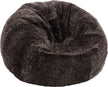 Round Sheepskin Bean Bag | Short Wool | Medium | Large Cappuccino