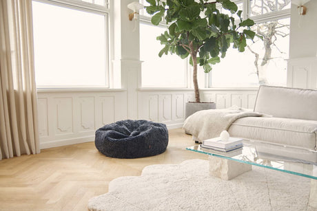 Large Round Sheepskin Bean Bag - Sheepskinhouse.co.uk