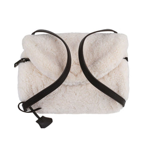 Gloria Bag | Sheepskin Ivory/Brown