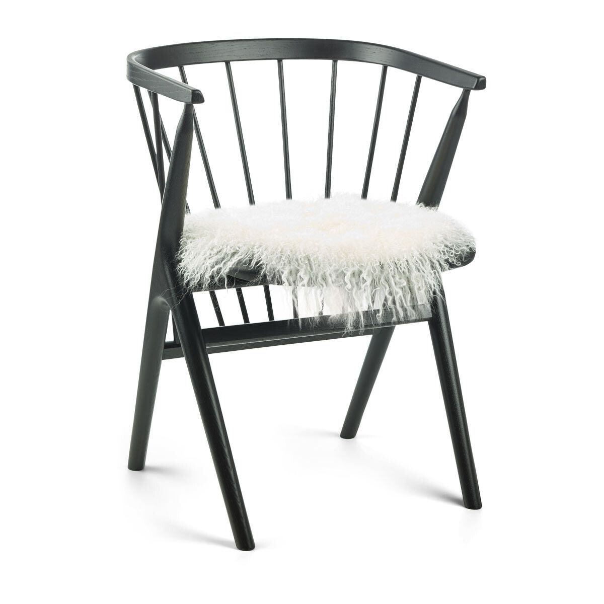 Tibetan Sheepskin Seat Cover | 38cm Ivory